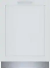 Front. Bosch - 300 Series 24" ADA Compliant Top Control Smart Built-In Stainless Steel Tub Dishwasher, 48 dBA - Custom Panel Ready.