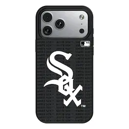 Keyscaper - MLB - Chicago White Sox Primary Logo iPhone Magnetic Bump Case - 15 - Black
