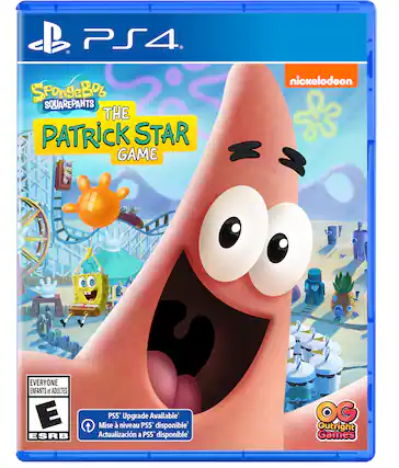 PS4 Spongebob SquarePants The Patrick Star Game nickelodeon EVERYONE ENFANTS et ADULTES E ESRB PS5 Upgrade Available Mise niveau PS5 disponible Actualizacin a PS5 disponible OG Outright Games - E (Everyone)