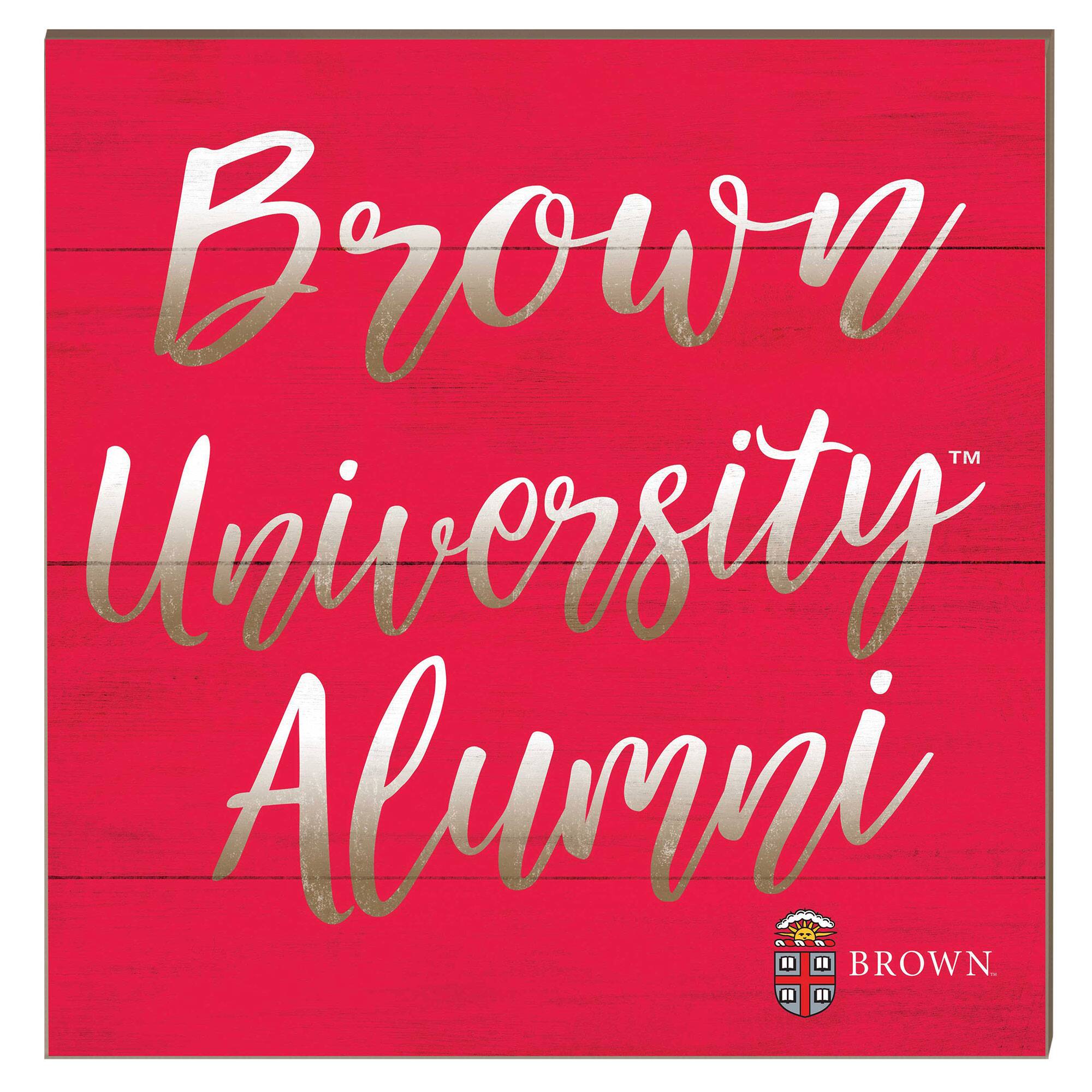 Brown Bears 10" x 10" Alumni Plaque