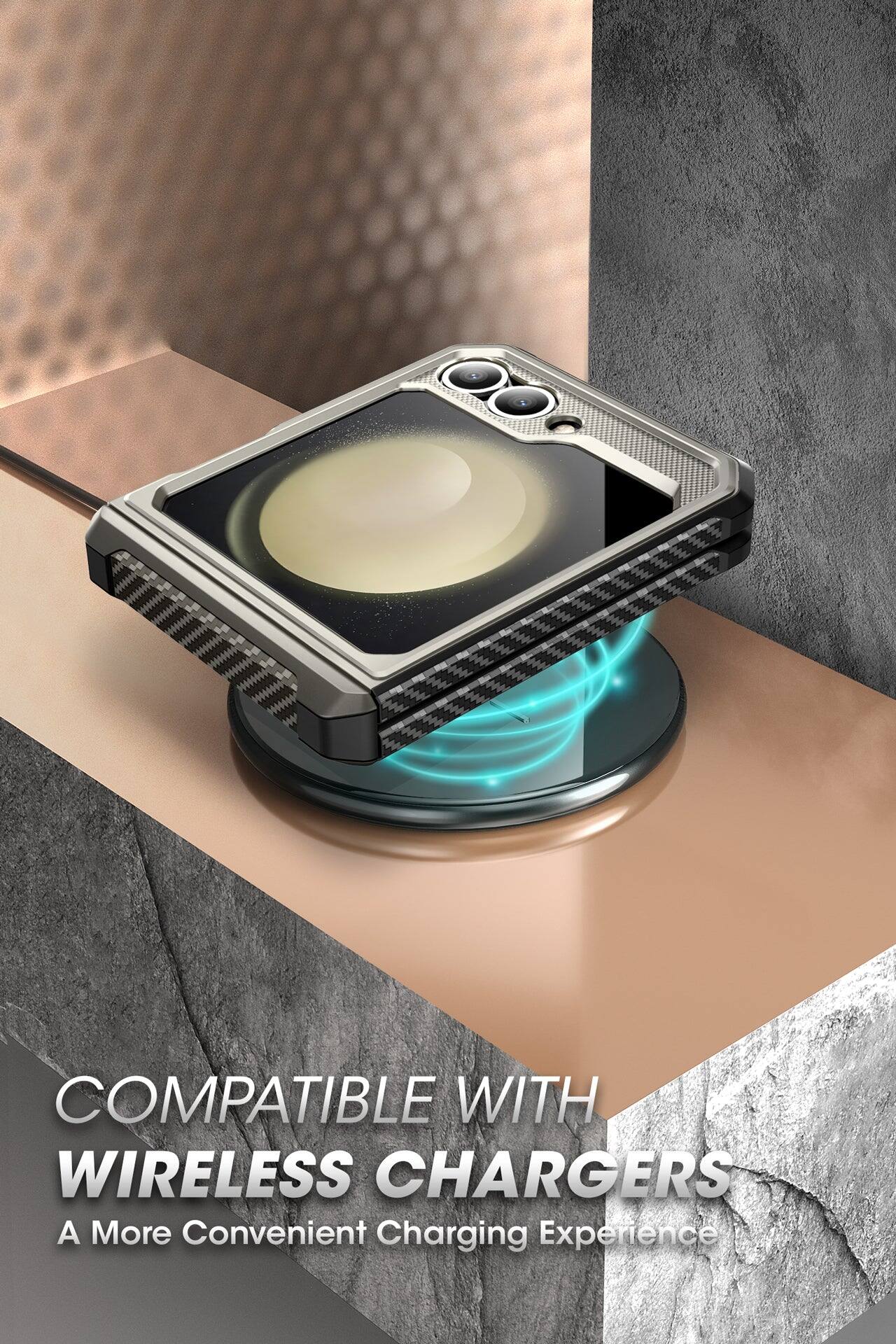 COMPATIBLE WITH WIRELESS CHARGERS  
A More Convenient Charging Experience