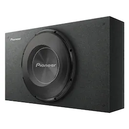 Pioneer - TS-A3000LB A-Series TS-A3000LB Shallow-Mount Pre-Loaded Enclosure with 12-In. 1,500-Watt-Max Subwoofer - Black