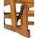 Alt View 6. Fortune Candy - Wooden Patio Glider with High Back and Deep Contoured Seat, Solid Fir Wood, Heavy Duty 600 LBS for Porch Yard Garden - Teak Tone.