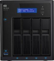 WD - My Cloud Expert 24TB 4-Bay External Network Storage (NAS) - Black - Front_Zoom