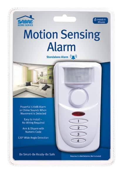 Best Buy Sabre Motion Sensing Alarm White Hs Msa 2202