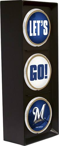 Angle Standard. Memory Company - Milwaukee Brewers Let's Go Light.