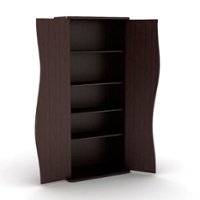 Atlantic - Venus Media Storage Cabinet - Espresso - Front_Zoom