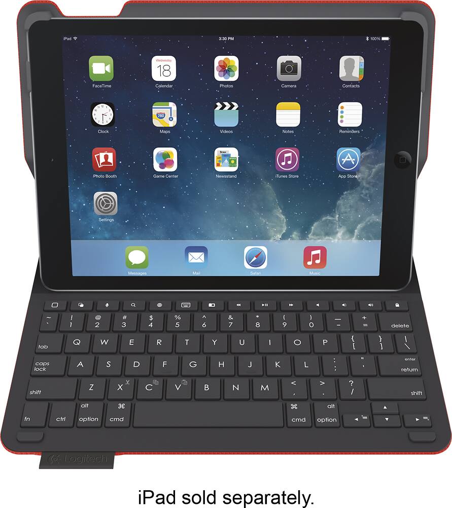 The text on the image reads: "iPad sold separately."