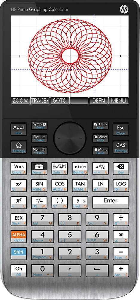 Alt View 11. HP - Prime Portable Graphing Calculator - Black/Silver.