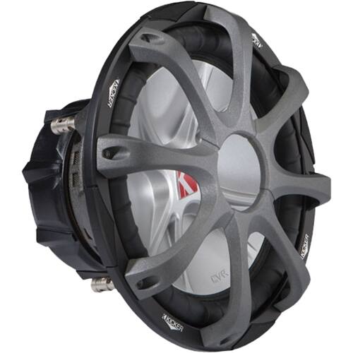 Alt View 11. KICKER - 12" Round Grille - Gray.