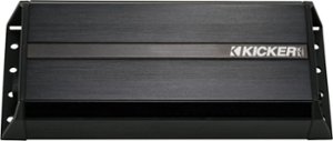 KICKER - PXA-Series 500W Class D Mono Amplifier with Selectable Low-Pass Crossover - Black - Front_Zoom
