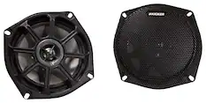 Front. KICKER - 5-1/4" 100-Watt Passive Speakers (Pair) - Black.