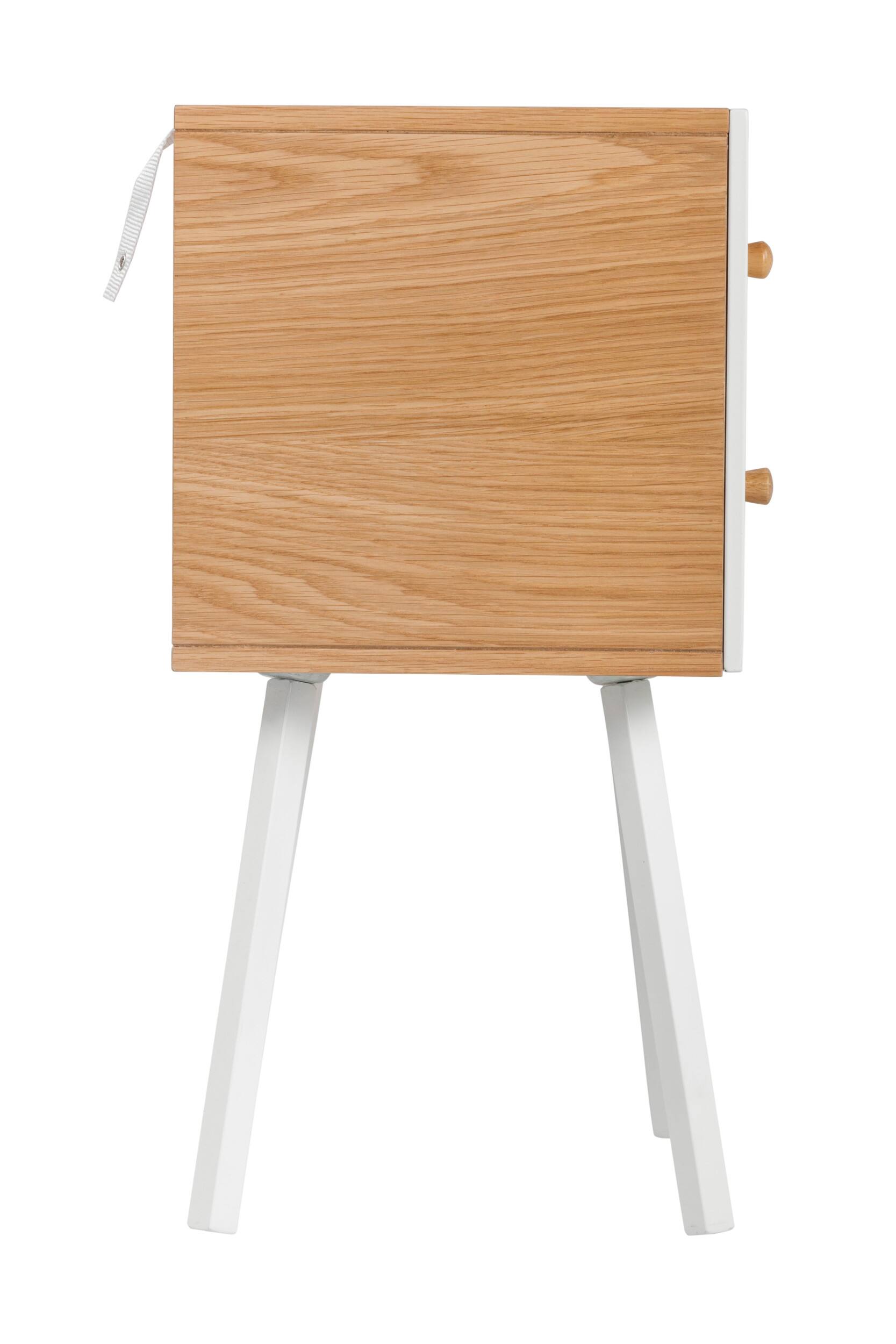 Alt View 15. Universal Expert - Universal Expert Abacus 2 Drawer Side Table - Oak and White.