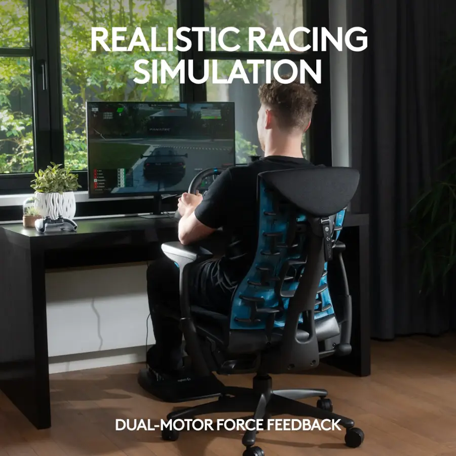 Logitech G29 Driving Force Racing Wheel and Floor Pedals for PS5, PS4 ...