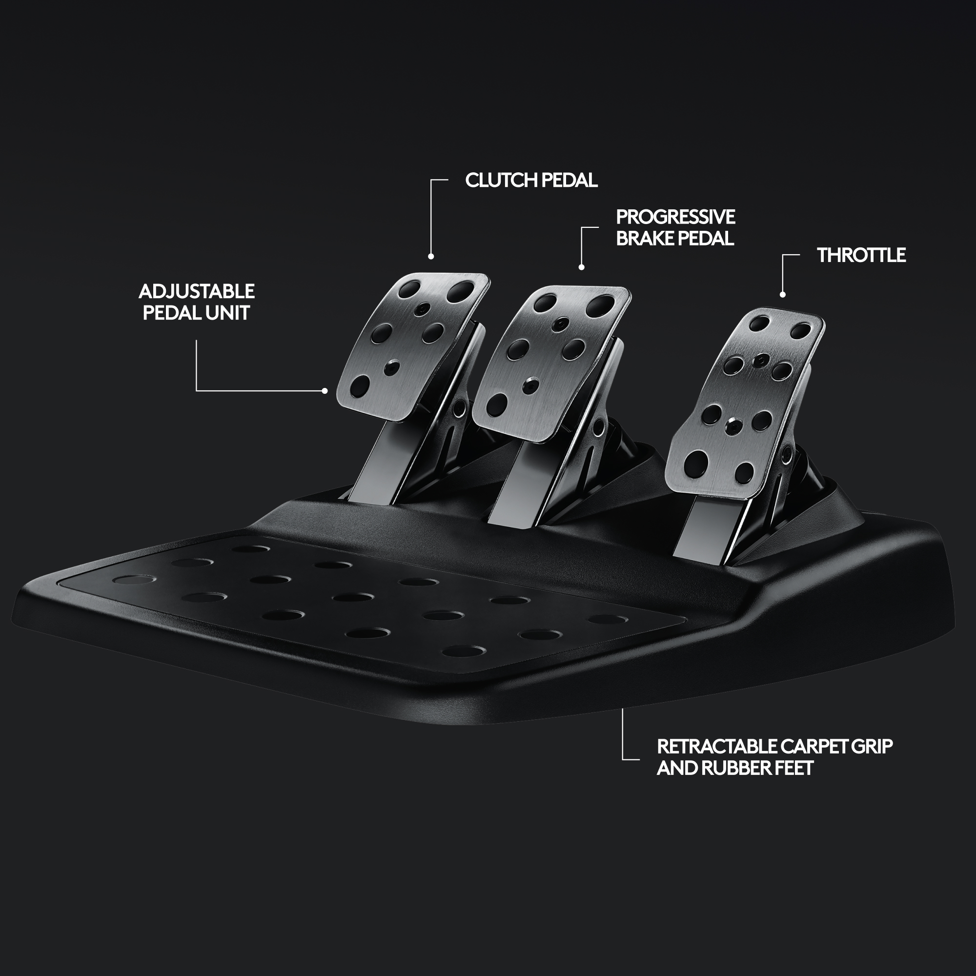 Skab uddanne sammenhængende Logitech G29 Driving Force Racing Wheel and Floor Pedals for PS5, PS4, PC,  Mac Black 941-000110 - Best Buy