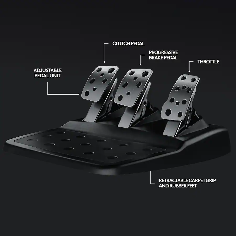 Logitech G29 Driving Force Racing Wheel and Floor Pedals for PS5, PS4 ...