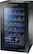 Front. Insignia™ - 34-Bottle Wine Cooler - Black.