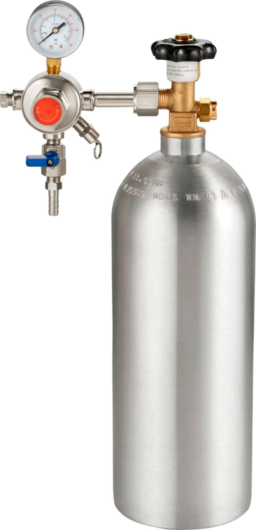 Insignia™ - 5.6 Cu. Ft. 1-Tap Beverage Cooler Kegerator - Stainless steel