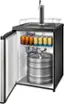 Left. Insignia™ - 5.6 Cu. Ft. 1-Tap Beverage Cooler Kegerator - Stainless Steel.