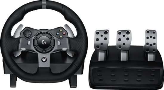 Front Zoom. Logitech - G920 Driving Force Racing Wheel and pedals for Xbox Series X|S, Xbox One, PC - Black.