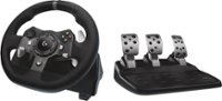Logitech - G920 Driving Force Racing Wheel and Pedals for Xbox Series X|S, Xbox One, PC - Black - Front_Zoom