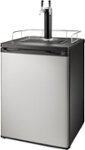 Angle Zoom. Insignia™ - 5.6 Cu. Ft. 2-Tap Beverage Cooler Kegerator - Stainless Steel.
