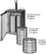 Alt View Zoom 17. Insignia™ - 5.6 Cu. Ft. 2-Tap Beverage Cooler Kegerator - Stainless Steel.