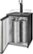 Alt View Zoom 18. Insignia™ - 5.6 Cu. Ft. 2-Tap Beverage Cooler Kegerator - Stainless Steel.