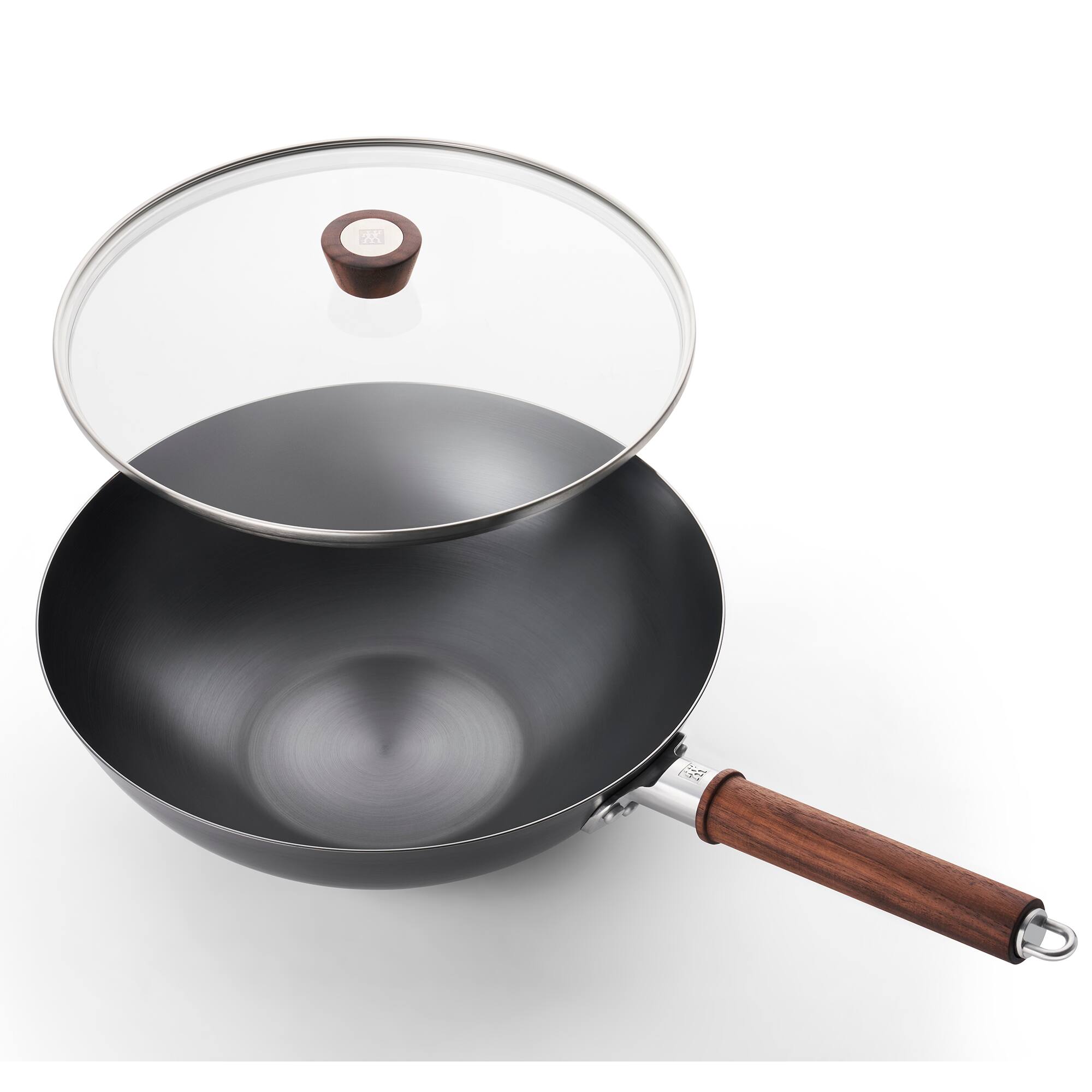 ZWILLING Dragon 12-inch Carbon Steel Wok with Lid - Thumbnail 3