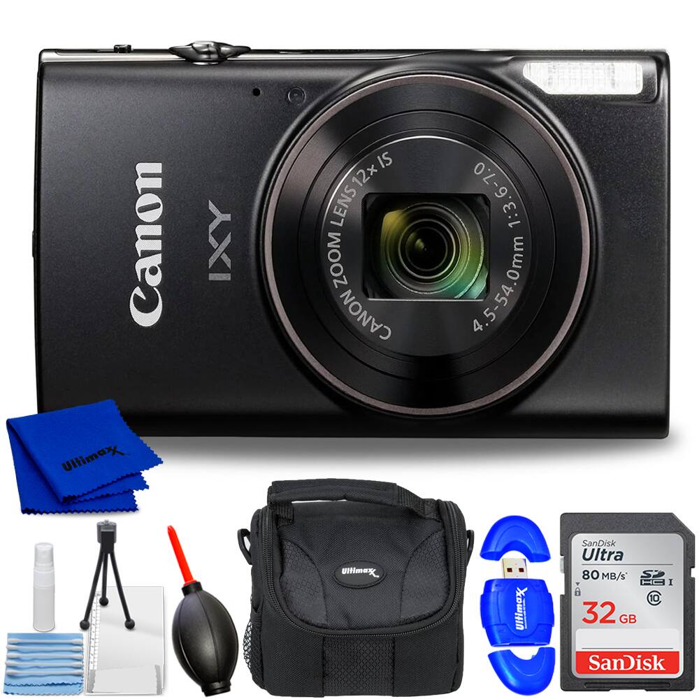 Canon IXY IS Lens 12x IS 12x Zoom Canon 1:3.6-7.0 4.5-54.0mm Ultimax Ullimes SanDisk Ultra 80 MB/s SP H9 I C 10 32 GB SanDisk