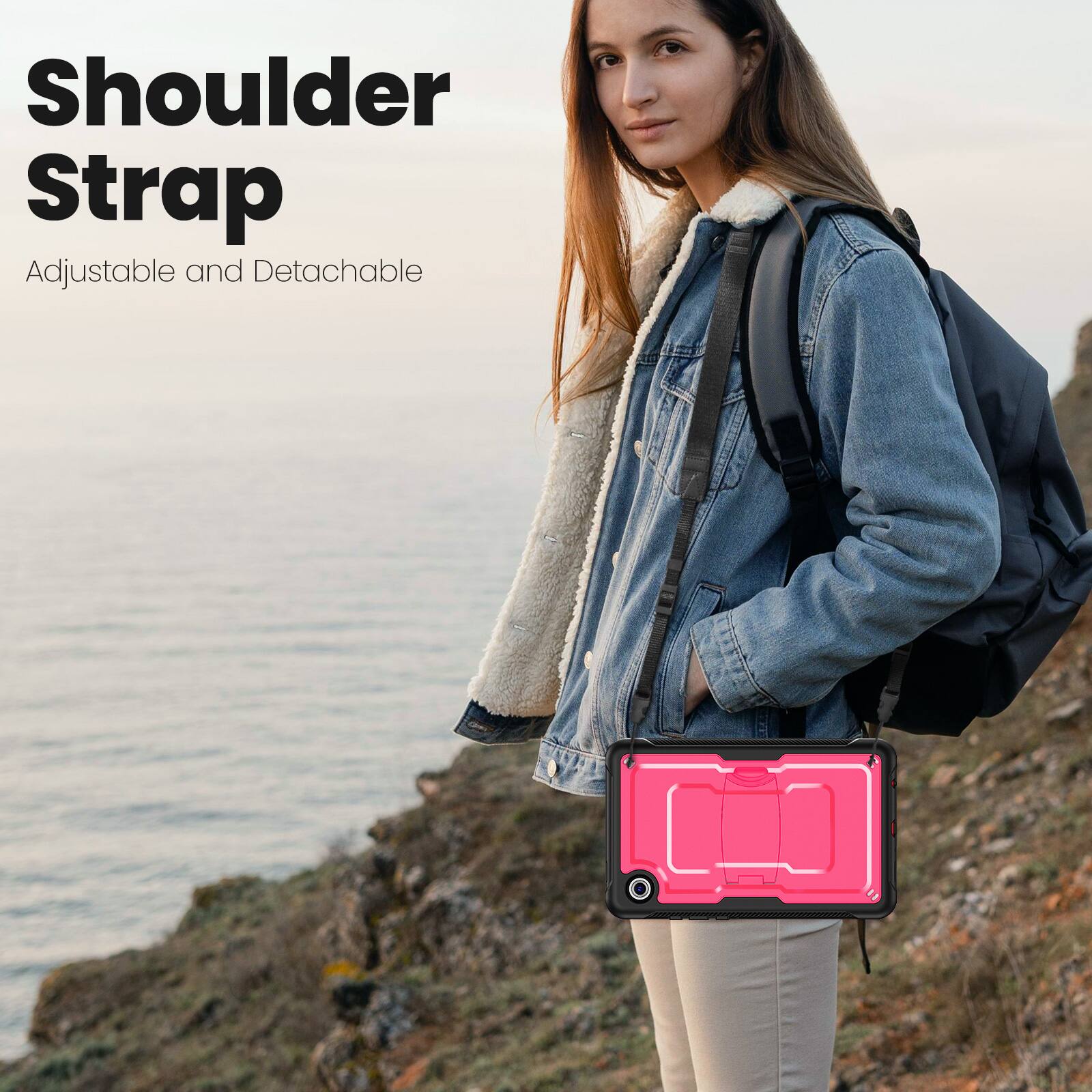 Shoulder Strap  
Adjustable and Detachable