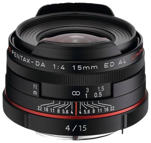 Angle. PENTAX - HD Da 15mm f/4 Ed Al Limited Wide-Angle Lens for PENTAX K-Mount Cameras - Black.