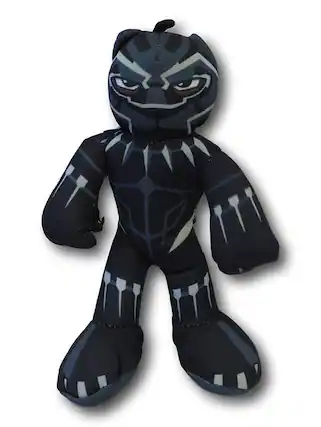 Front. Marvel - Marvel 9-Inch Black Panther Collectible Plush - Black.
