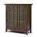 Angle. Simpli Home - Bedford Medium Storage Cabinet - Rustic Natural Aged Brown.