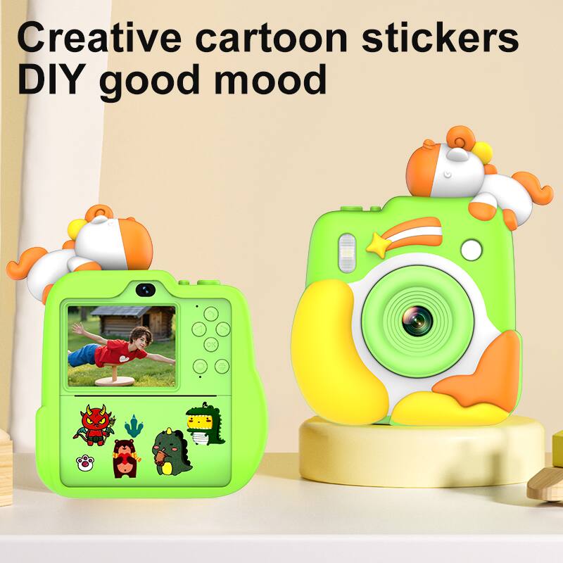 Umeiluce Kids Color Instant Print Camera D16S Cute Unicorn & Duck 48MP ...