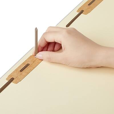 Alt View 5. Staples - Reinforced Classification Folder, Letter Size, Manila, 50/Box  - Manila.