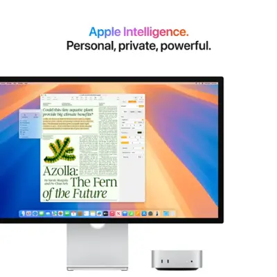 Apple - Mac mini Desktop - M4 chip - Built for Apple Intelligence - 16GB Memory - 256GB SSD - Silver