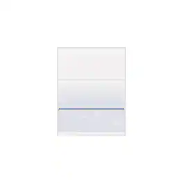 Paris - DocuGard Standard 8.5" x 11" Security Check On Bottom, 24 lbs., 500 Sheets/Ream (PRB04517) - Blue