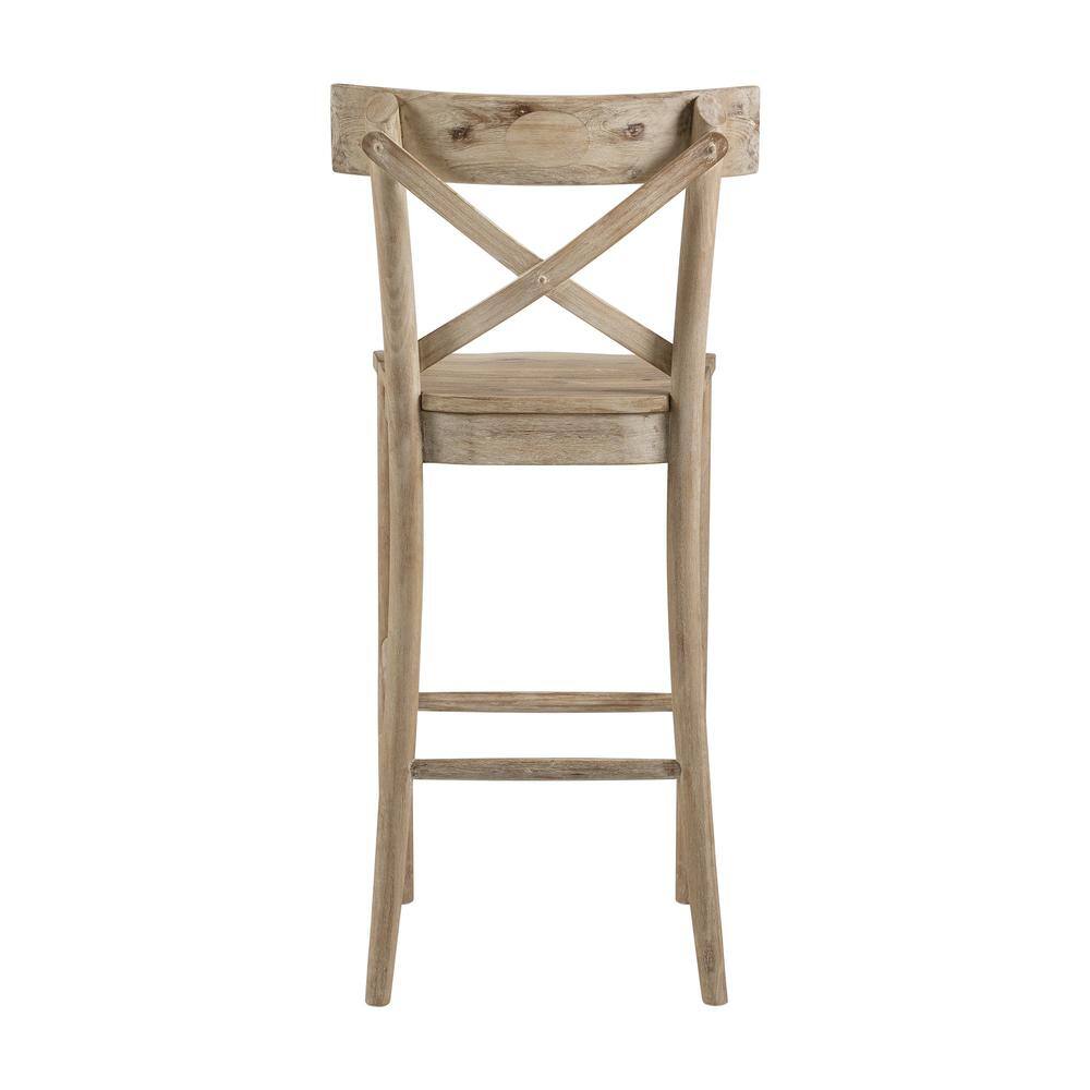 Back. Picket House Furnishings - Keaton Bar Stool - Beach.