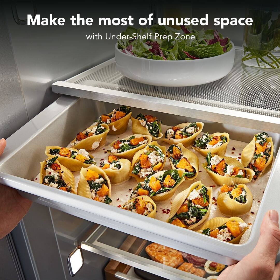 Make the most of unused space with Under-Shelf Prep Zone