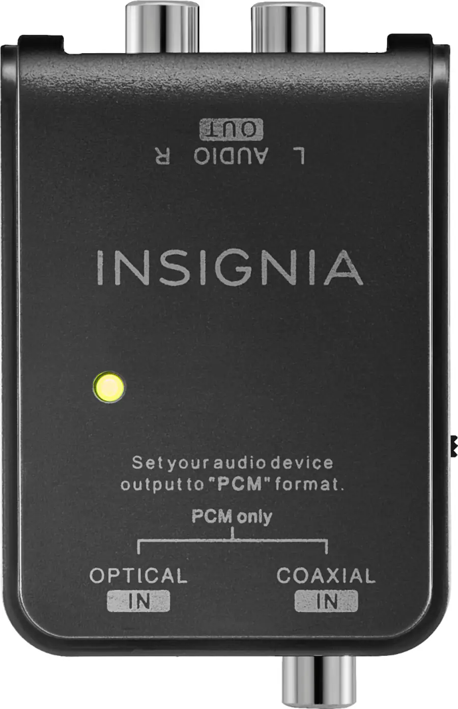 Insignia™ Optical/Coaxial Digital to Analog Audio Converter Black NS ...