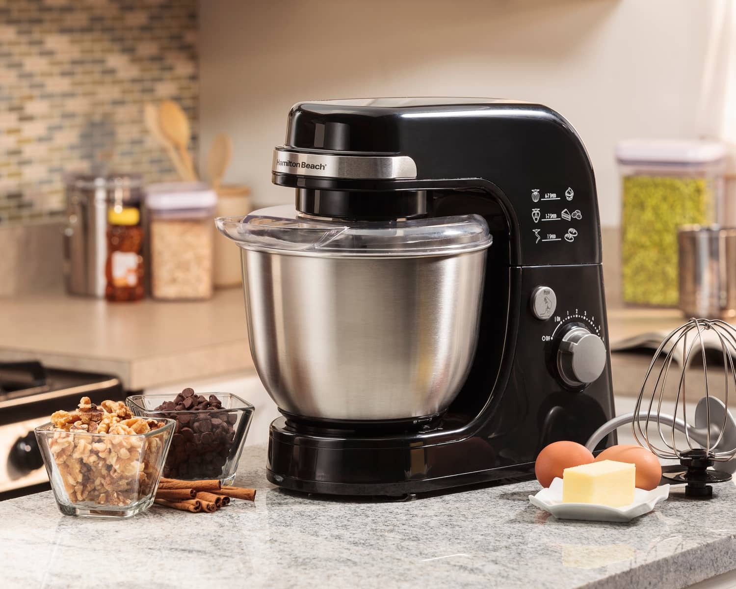 Customer Reviews: Hamilton Beach 7-Speed Tilt-Head Stand Mixer Black