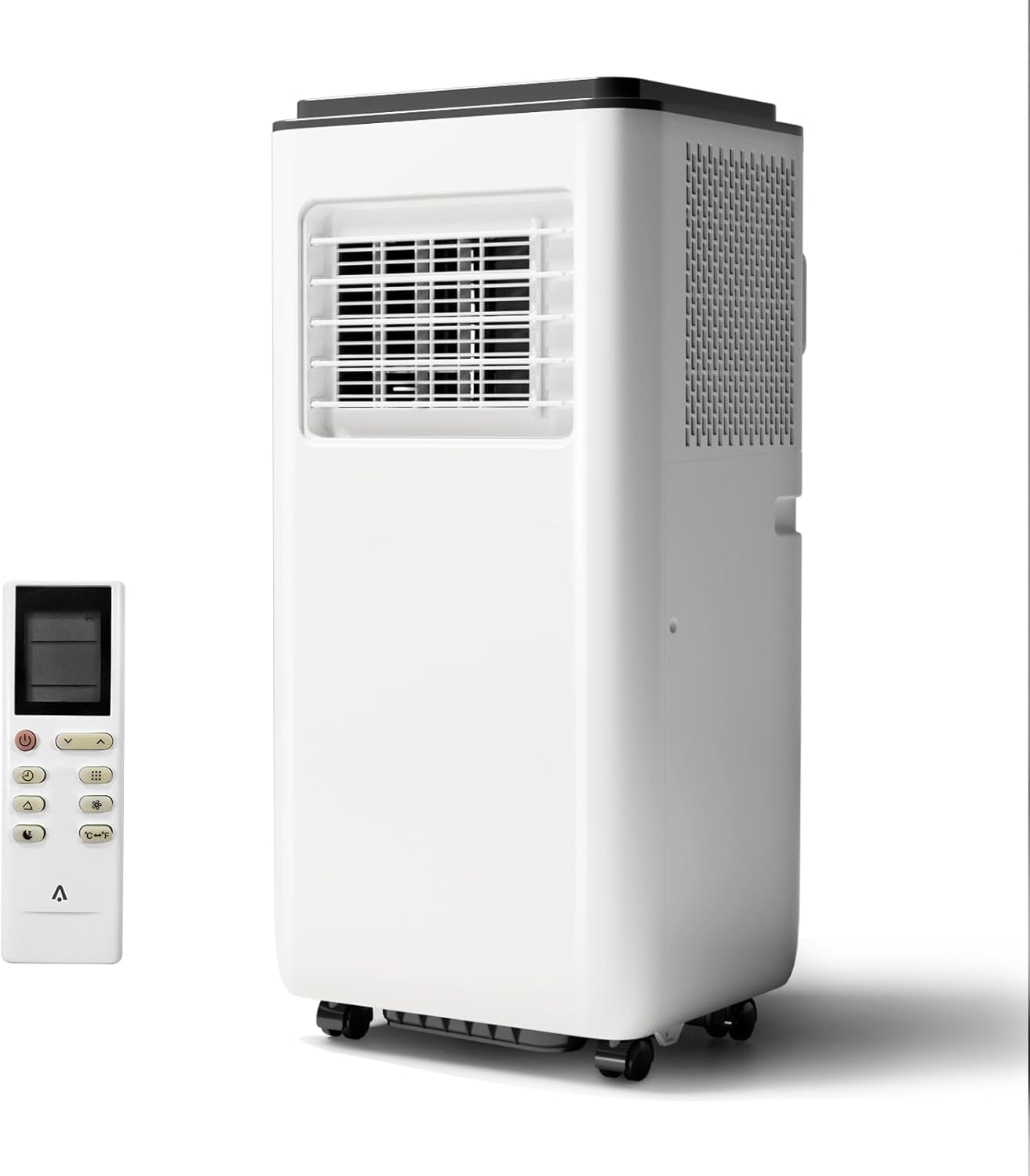 Front. Homhougo - 8,000 BTU Portable AC, Power Cooling for up to 750 Sq.Ft, Quiet, Dehumidifier, Sleep Mode, Timer, Remote.