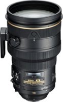 Nikon - AF-S NIKKOR 200mm f/2G ED VR II Telephoto Lens for Select Cameras - Black - Front_Zoom