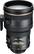 Front. Nikon - AF-S NIKKOR 200mm f/2G ED VR II Telephoto Lens for Select Cameras - Black.