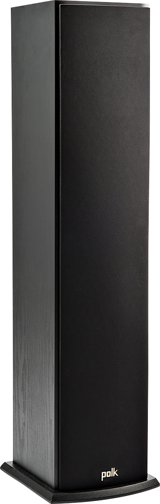 Angle View: Polk Audio - T50 150 Watt Home Theater Floor Standing Tower Speaker (Single) - Amazing Sound | Dolby and DTS Surround - Black