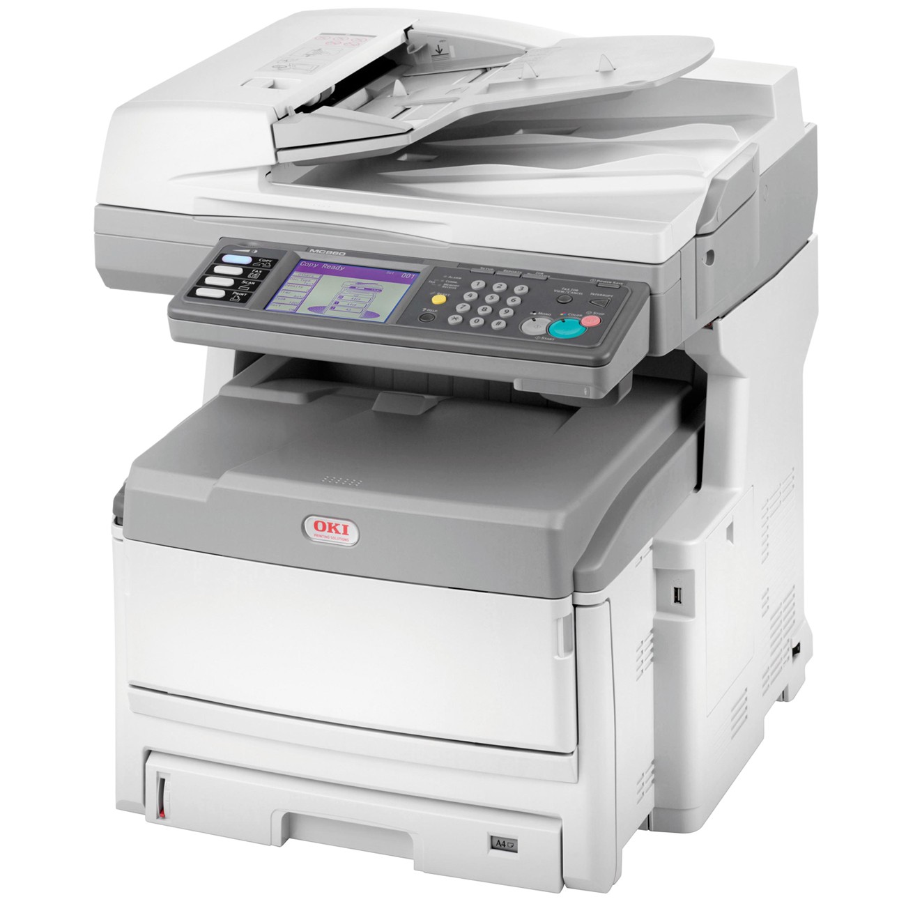 Moske jury klart Best Buy: Oki LED Multifunction Printer Color Plain Paper Print Desktop  MC860