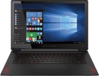 Front. HP - OMEN 15.6" Touch-Screen Laptop - Intel Core i7 - 8GB Memory - 256GB Solid State Drive - Black.