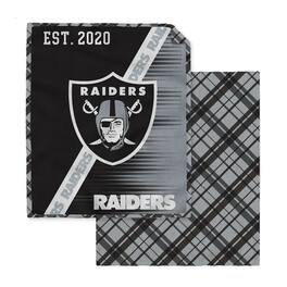 Pegasus - Las Vegas Raiders 60" x 80" Digital Dash Two-Sided Checkered Ultra Cozy Sherpa Blanket - Multicolor