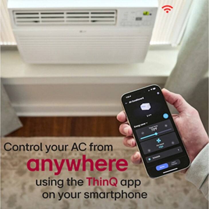 Control your AC from anywhere using the ThinQ app on your smartphone